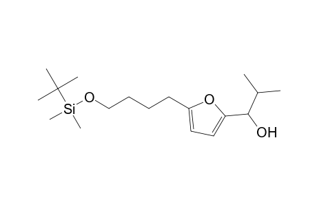 2-Furanmethanol, 5-[4-[[(1,1-dimethylethyl)dimethylsilyl]oxy]butyl]-.alpha.-(1-methylethyl)-, (.+-.)-