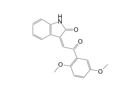 (3Z)-3-[2-(2,5-dimethoxyphenyl)-2-oxoethylidene]-1,3-dihydro-2H-indol-2-one