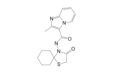 2-METHYLIMIDAZO-[1,2-A]-PYRIDINE-3-CARBOXYLIC-ACID-(3-OXO-1-THIA-4-AZASPIRO-[4.5]-DEC-4-YL)-AMIDE