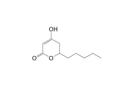 2H-Pyran-2-one, 5,6-dihydro-4-hydroxy-6-pentyl-