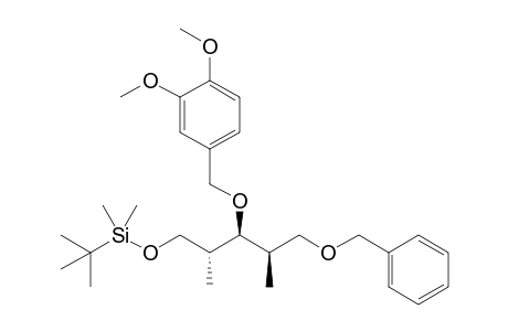 (2R,3S,4R)-1-Benzyloxy-5-tert-butyldimethylsilyloxy-2,4-dimethyl-3-(3,4-dimethoxybenzyloxy)pentane