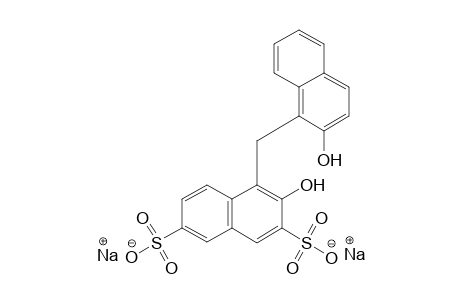 3-HYDROXY-4-[(2-HYDROXY-1-NAPHTHYL)METHYL]-2,7-NAPHTHALENEDISULFONIC ACID, DISODIUM SALT