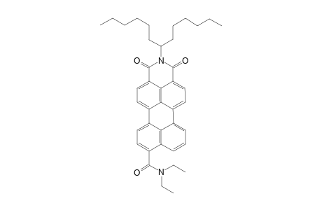 N',N'-Diethyl-N-(1'-hexylheptyl)perylene-3,4,9-tricarboxylic acid - 3,4-Imide - 9-Amide