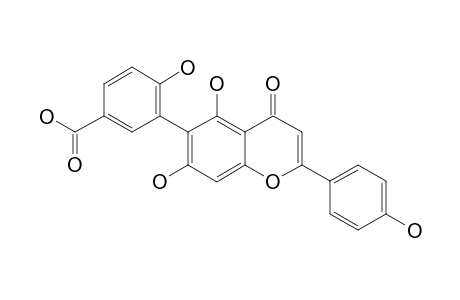 6-(2-HYDROXY-5-CARBOXYPHENYL)-APIGENIN;3-[2-(4-HYDROXYPHENYL)-5,7-DIHYDROXY-CHROMEN-6-YL]-4-HYDROXY-BENZOIC-ACID