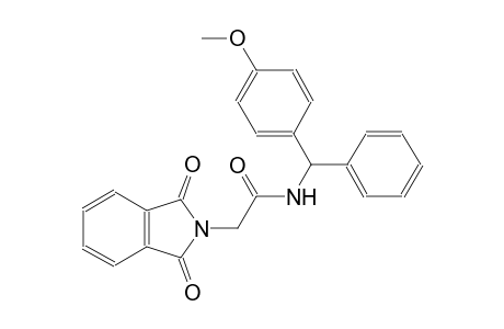 2-(1,3-dioxo-1,3-dihydro-2H-isoindol-2-yl)-N-[(4-methoxyphenyl)(phenyl)methyl]acetamide