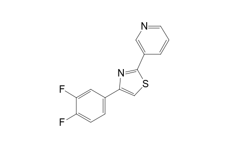 4-(3,4-difluorophenyl)-2-(3-pyridyl)thiazole