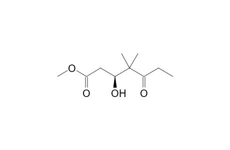 (3S)-3-hydroxy-4,4-dimethyl-5-oxoheptanoic acid methyl ester