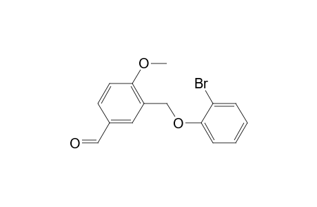 3-(2-bromophenoxymethyl)-4-methoxybenzaldehyde