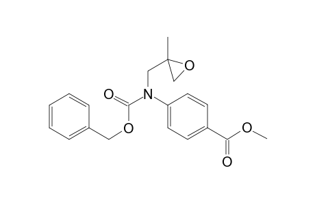 Methyl 4-((benzyloxycarbonyl)((2-methyloxiran-2-yl)methyl)amino)benzoate