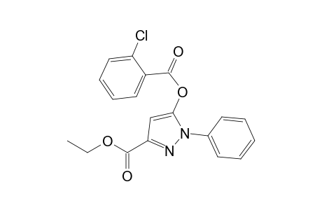 Ethyl 5-[2-chloro(benzoyl)oxy]-1-phenyl-1H-pyrazole-3-carboxylate