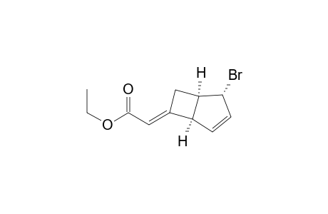 Acetic acid, (2-bromobicyclo[3.2.0]hept-3-en-6-ylidene)-, ethyl ester, (1.alpha.,2.alpha.,5.alpha.,6E)-
