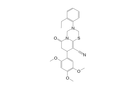 2H,6H-pyrido[2,1-b][1,3,5]thiadiazine-9-carbonitrile, 3-(2-ethylphenyl)-3,4,7,8-tetrahydro-6-oxo-8-(2,4,5-trimethoxyphenyl)-