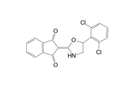 2-[5-(2,6-dichlorophenyl)-1,3-oxazolidin-2-ylidene]indene-1,3-dione