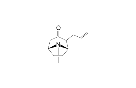 (1S,5R)-2-Allyl-8-methyl-8-aza-bicyclo[3.2.1]octan-3-one