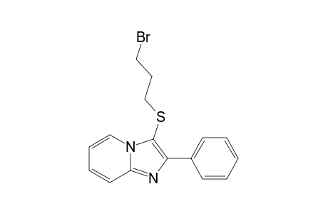 3-(3-Bromopropylthio)-2-phenylimidazo[1,2-a]pyridine