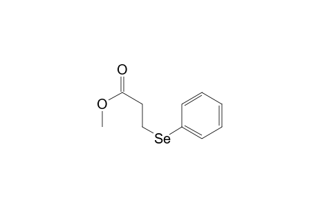 Propanoic acid, 3-(phenylseleno)-, methyl ester