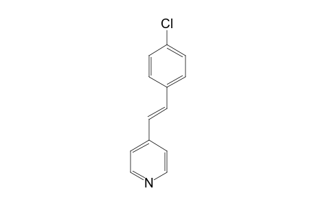 Pyridine, 4-[2-(4-chlorophenyl)ethenyl]-, (E)-