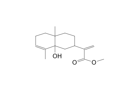 2-NAPHTALENEACETIC ACID, 1,2,3,4,4a,5,6,8a-OCTAHYDRO-8a-HYDROXY-4a,8-DIMETHYL-.ALPHA.-METHYLENE- METHYL ESTER,