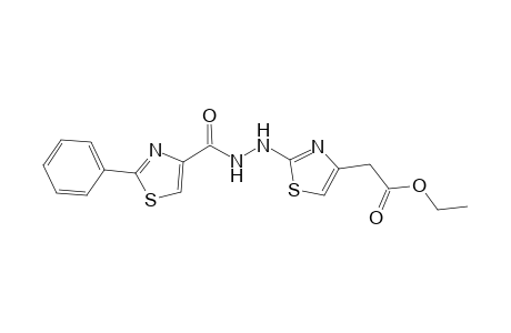 4-ethyl acetate-2-[2-(2-phenyl-1,3-thiazolo-4-carbonyl)-hydrazino]-thiazole