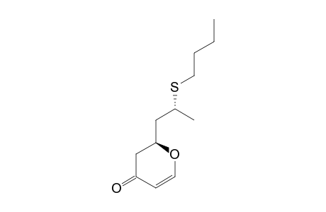 (2R*,2''S*)-2-[2-(BUTYLTHIO)-1-METHYLETHYL]-2,3-DIHYDRO-4H-PYRAN-4-ONE