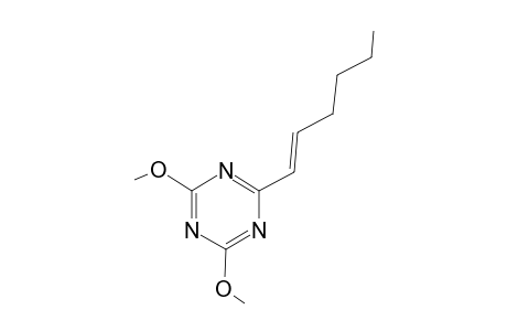 2-(Hex-1'-enyl)-4,6-dimethoxy-1,3,5-triazine