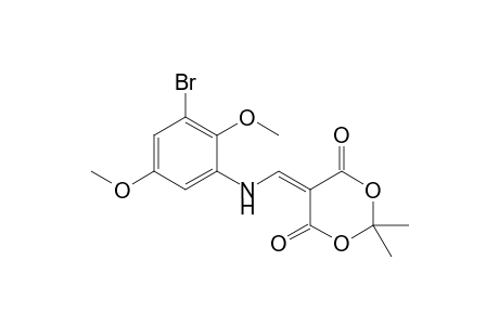 5-[(3-bromo-2,5-dimethoxy-anilino)methylene]-2,2-dimethyl-1,3-dioxane-4,6-dione