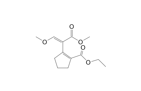 Methyl (E)-2-[2-(ethoxycarbonyl)-1-cyclopentenyl]-3-methoxypropenoate