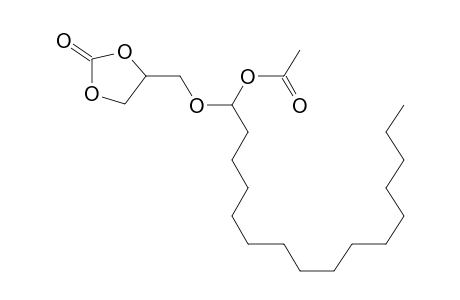 PALMICALDEHYDE, O-(2-OXO-1,3-DIOXOLAN-4-YLMETHYL)-O-(ACETYLOXY) ACYLAL