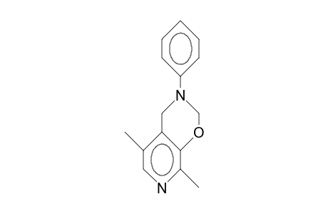 3-Phenyl-5,8-dimethyl-3,4-dihydro-pyrido(4,3-E)-1,3-oxazine