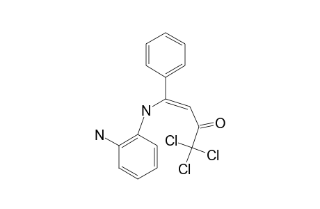 N-[1-PHENYL-3-OXO-4,4,4-TRICHLORO-1-BUTEN-1-YL]-ORTHO-PHENYLENEDIAMINE