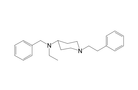 N-Benzyl-N-ethyl-1-(2-phenylethyl)piperidin-4-amine