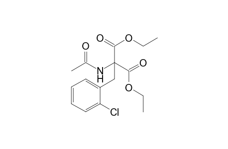 Diethyl .alpha.-acetamodo-.alpha.-(2-chlorobenzyl)malonate