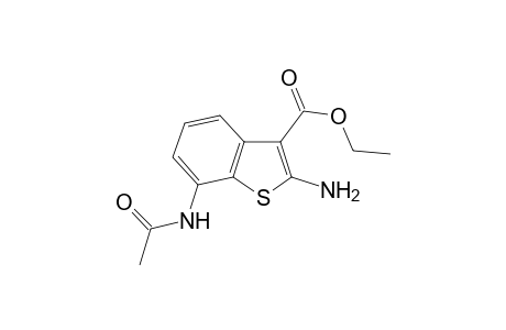 Ethyl 7-(acetylamino)-2-amino-1-benzothiophene-3-carboxylate