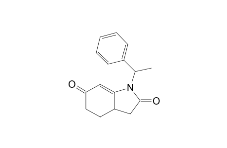 1-(1-Phenylethyl)-3,3a,4,5-tetrahydro-1H-indole-2,6-dione