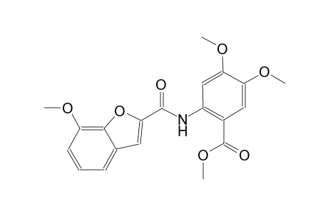 benzoic acid, 4,5-dimethoxy-2-[[(7-methoxy-2-benzofuranyl)carbonyl]amino]-, methyl ester