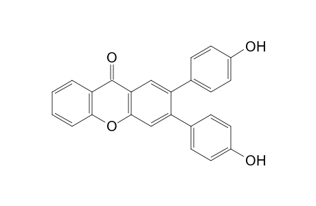 2,3-Bis(4-hydroxyphenyl)-9H-xanthen-9-one