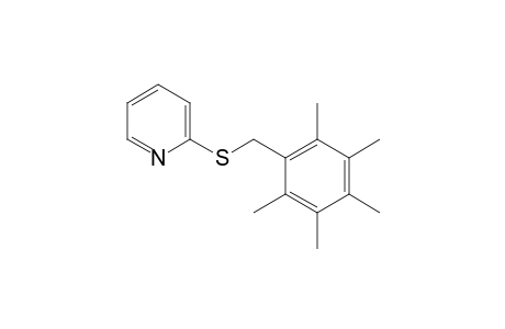 2-[(2,3,4,5,6-pentamethylbenzyl)thio]pyridine