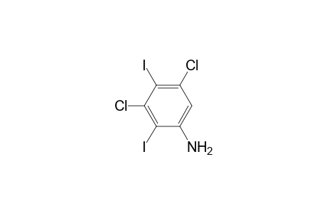 3,5-Dichloro-2,4-diiodoaniline