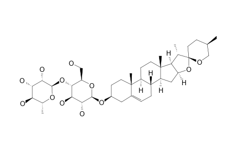 DIOSGENIN-3-O-ALPHA-L-RHAMNOPYRANOSYL-(1->4)-BETA-D-GLUCOPYRANOSIDE