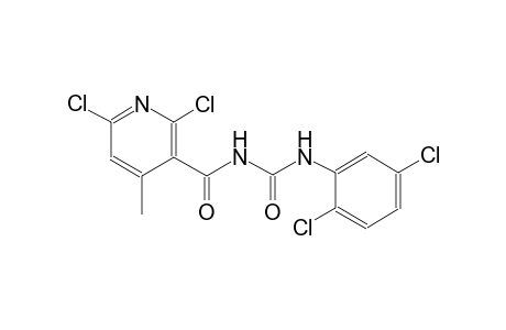 2,6-Dichloro-N-[(2,5-dichloroanilino)-oxomethyl]-4-methyl-3-pyridinecarboxamide