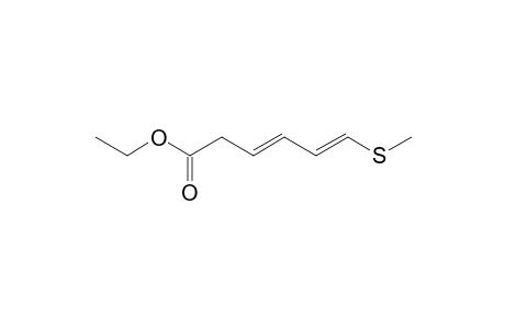 Ethyl 6-methylthio-3E,5E-hexadienoate