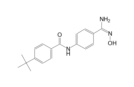 benzamide, N-[4-[(E)-amino(hydroxyimino)methyl]phenyl]-4-(1,1-dimethylethyl)-