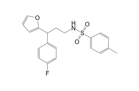 benzenesulfonamide, N-[3-(4-fluorophenyl)-3-(2-furanyl)propyl]-4-methyl-