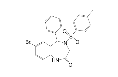 7-bromo-4-[(4-methylphenyl)sulfonyl]-5-phenyl-1,3,4,5-tetrahydro-2H-1,4-benzodiazepin-2-one