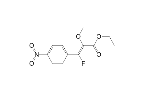 Ethyl (E)-3-(4-Nitrophenyl)-3-fluoro-2-methoxypropenoate