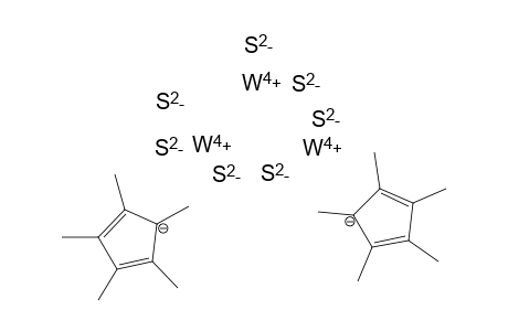 ditungsten(V) tungsten(VI) bis(1,2,3,4,5-pentamethylcyclopenta-2,4-dien-1-ide) heptasulfide