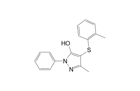 3-Methyl-1-phenyl-4-(o-tolylthio)-1H-pyrazol-5-ol