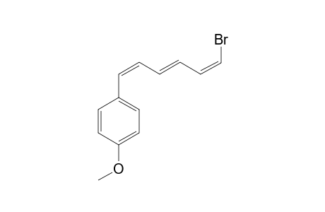 1-[(1Z,3E,5Z)-6-bromanylhexa-1,3,5-trienyl]-4-methoxy-benzene