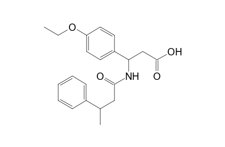 3-(3-phenylbutanoylamino)-3-p-phenetyl-propionic acid