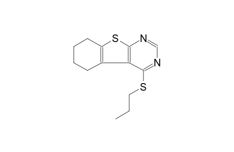 4-(propylsulfanyl)-5,6,7,8-tetrahydro[1]benzothieno[2,3-d]pyrimidine